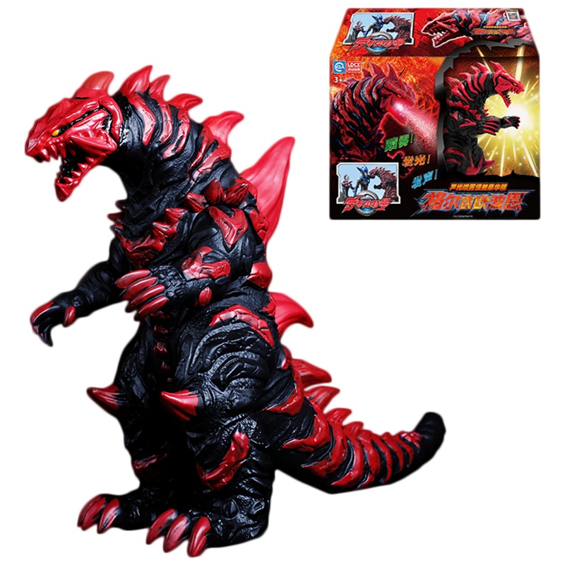 灵动创想奥特曼声光喷雾怪兽哥尔赞迪玛伽男孩女孩玩具豪华版格尔吉欧波恩ATM1801