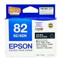 [精选]爱普生T0821黑色墨盒 EPSON r290 R390 tx820fw R270 82N t082墨盒