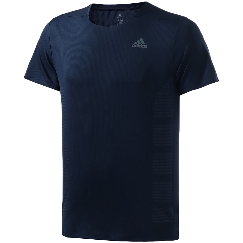 阿迪达斯男服装短袖T恤透气运动休闲跑步服装DQ1853