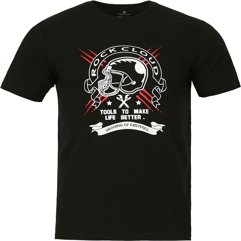 岩云/RockCloud男士透气圆领棉质T恤