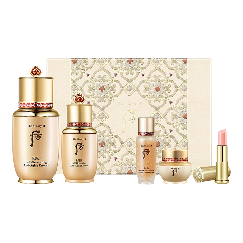 Whoo后 秘贴密贴焕然精华液护肤套装 5件套礼盒