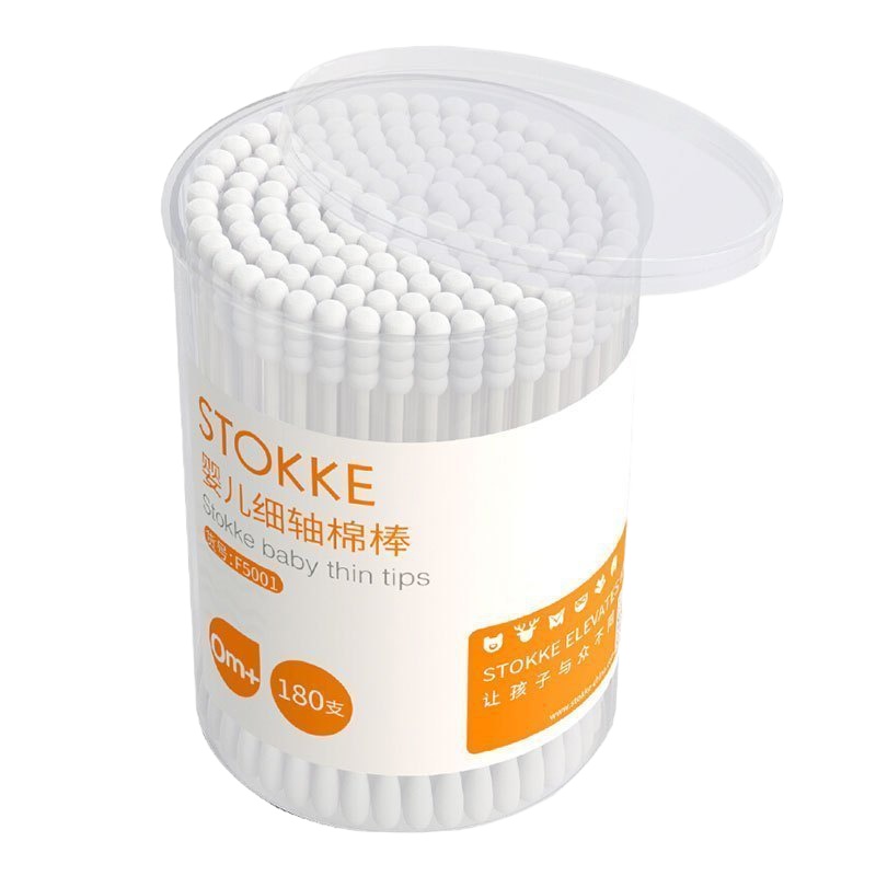 递乐(DiLe)STOKKE婴儿细轴棉棒180支 F5001