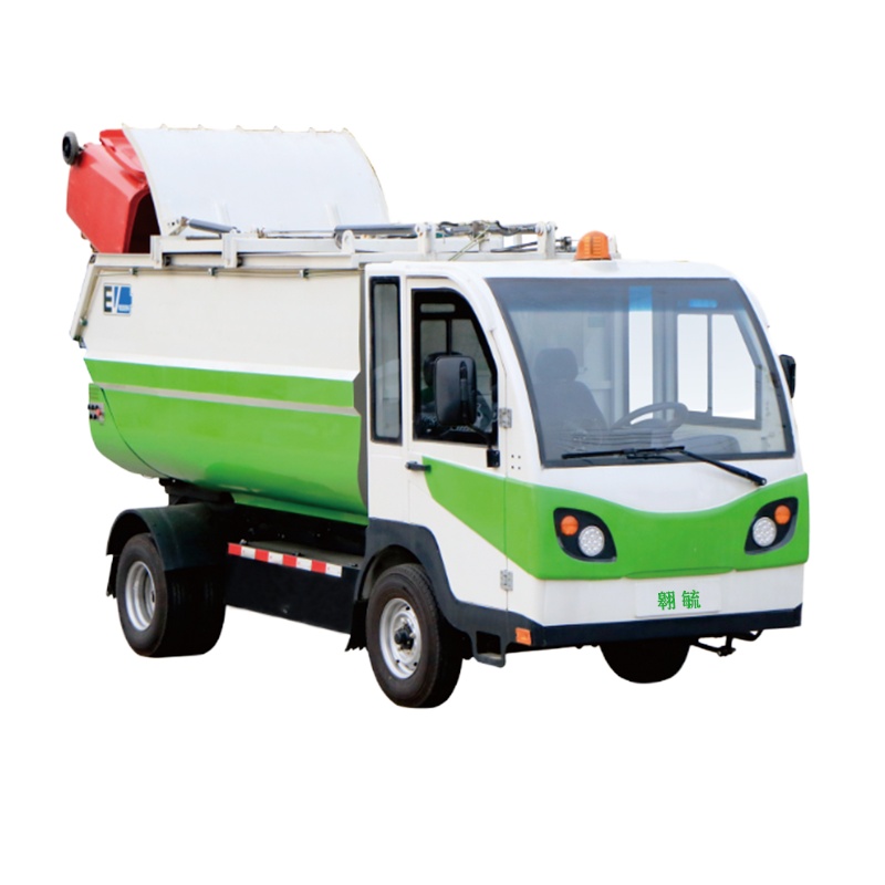 翱毓（aoyu）FT4601B电动四轮后翻桶挂车 四轮电动后翻双桶挂车