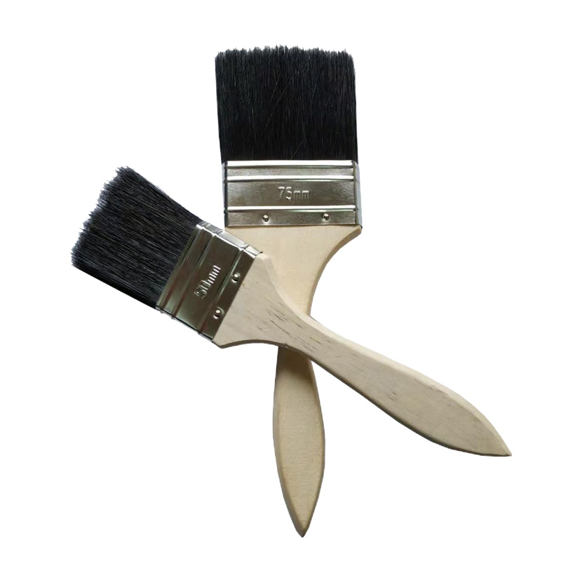 长城(THE GREAT WALL)猪毛鬃毛木柄油漆刷子150mm 10支/包