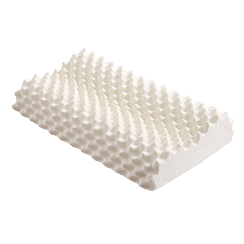 湾月(LUNEBAY)枕芯 泰国天然进口乳胶枕头 按摩颈椎橡胶护颈枕乳胶枕 夏季透气高低双面多功能男女单人 61*37