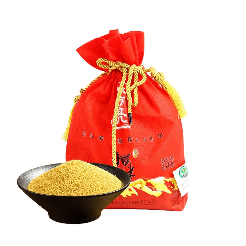 东方亮山西特产广灵小米 新米无纺布袋实惠装2400g食用小米粥杂粮