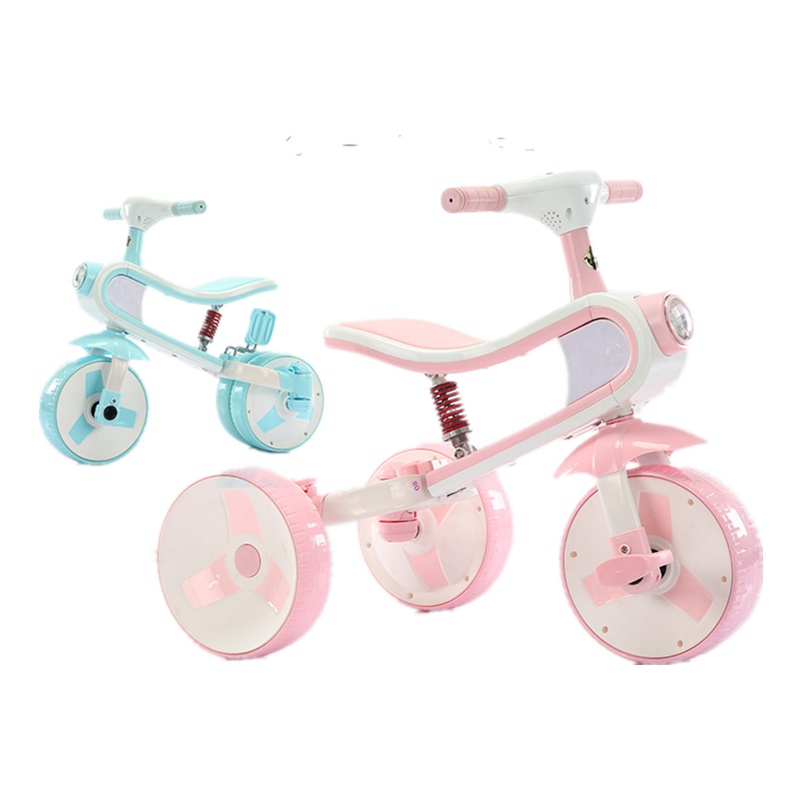 奇客童车2-6岁儿童三轮车男孩女孩滑行车