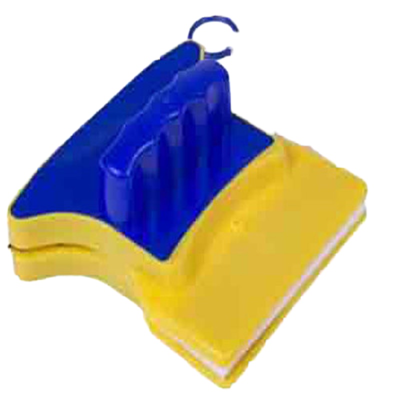 方形玻璃擦带10白洁布 双面磁力玻璃清洁器磁性玻璃擦窗器洗窗户神器两面擦家用保洁工具