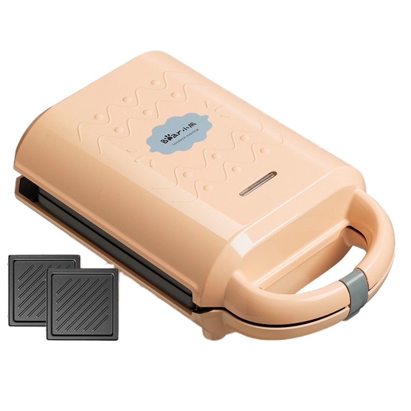 小熊(bear) 可拆洗双面加热三明治机早餐机