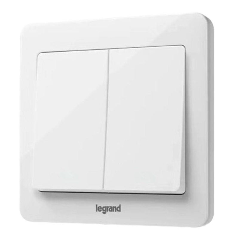 TCL罗格朗 10AX二位单控开关 EN32/1/2C (5个起订)