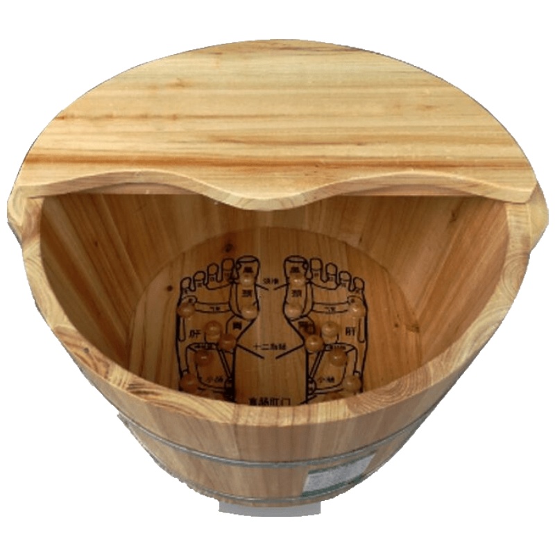 木桶泡脚神器泡脚桶木制家用足浴桶足疗盆实木小洗脚盆保温安心抵