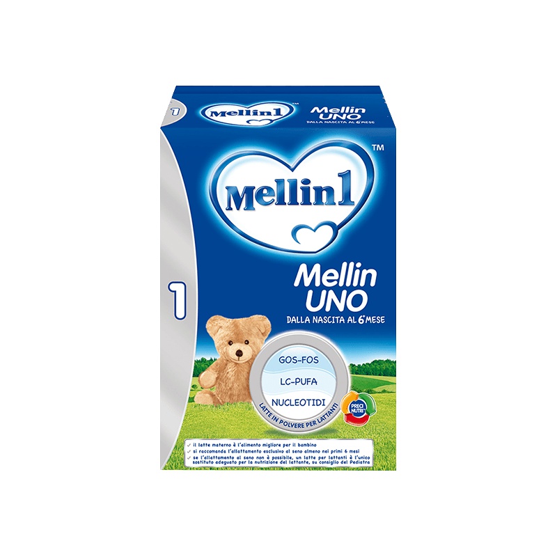 意大利版 美林（MELLIN）婴幼儿配方牛奶奶粉1段（0-6个月）新生儿800g/盒 波兰进口