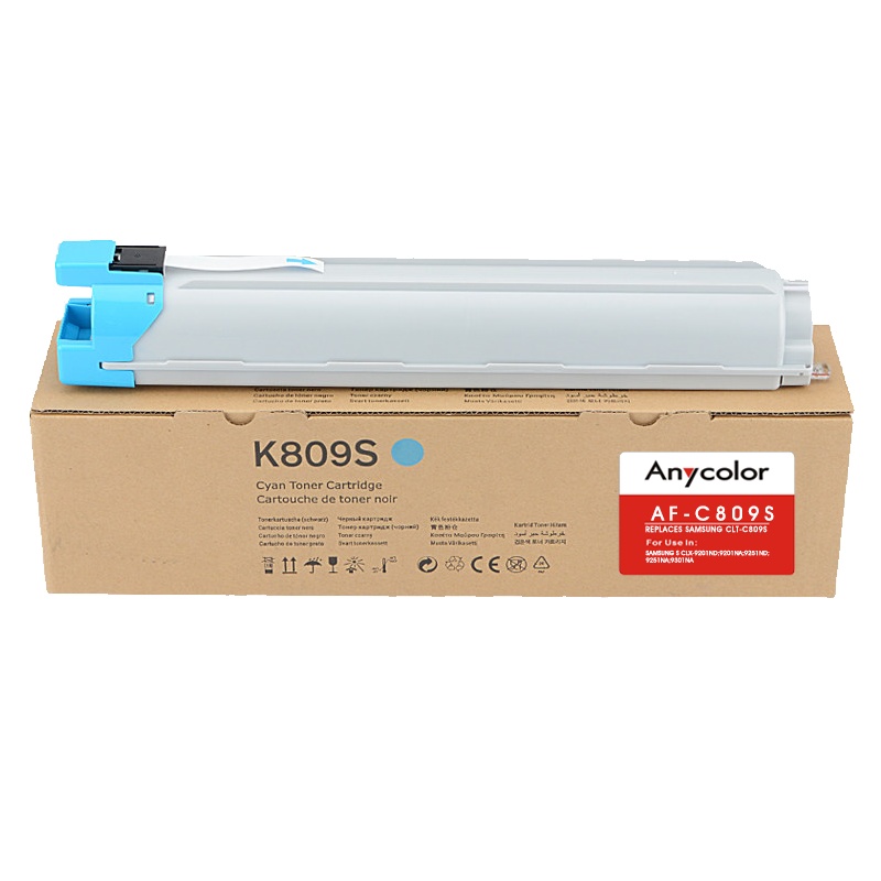 欣彩（Anycolor）CLT-C809S墨粉盒 AF-C809S蓝色 适用三星Samsung S CLX-9201ND