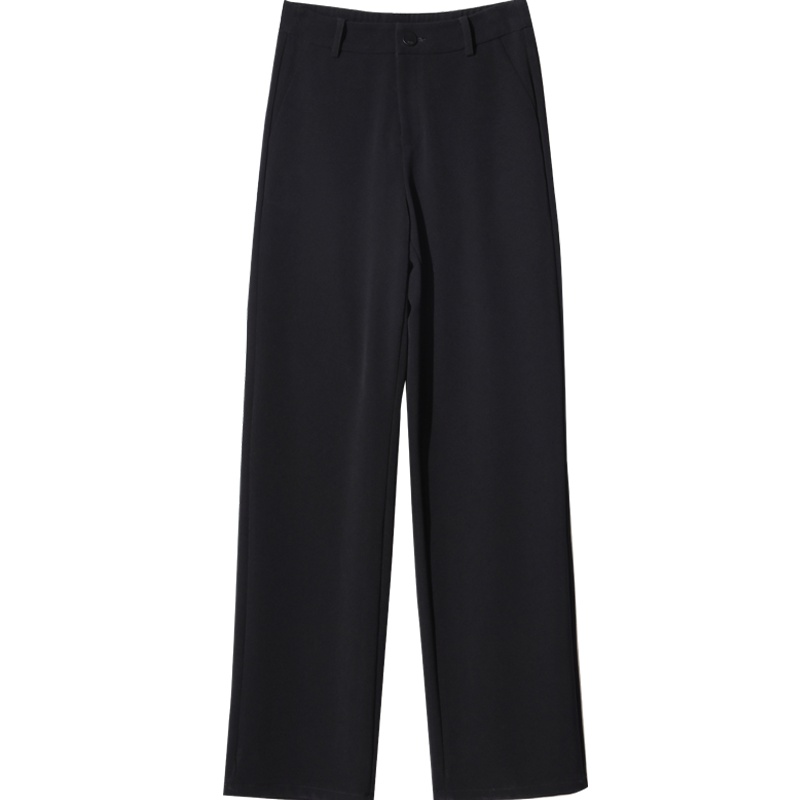 娅丽达女裤2019秋季新款阔腿裤女直筒休闲裤宽松大码职业休闲裤子I3509