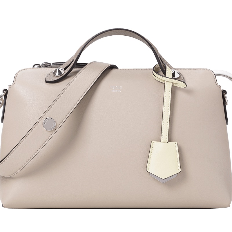 FENDI/芬迪 女包BY THE WAY拼色中号手拎斜挎包 8BL124