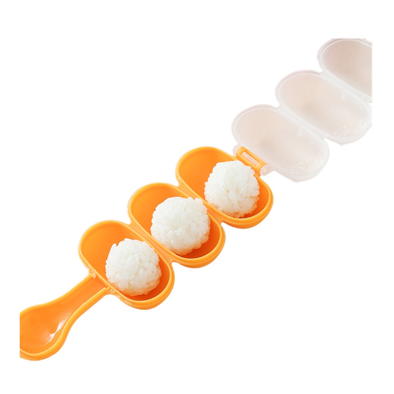 百爱儿童卡通饭团小圆球米饭摇一摇乐宝宝辅食圆形饭团模具网红款(食品级PP材质)