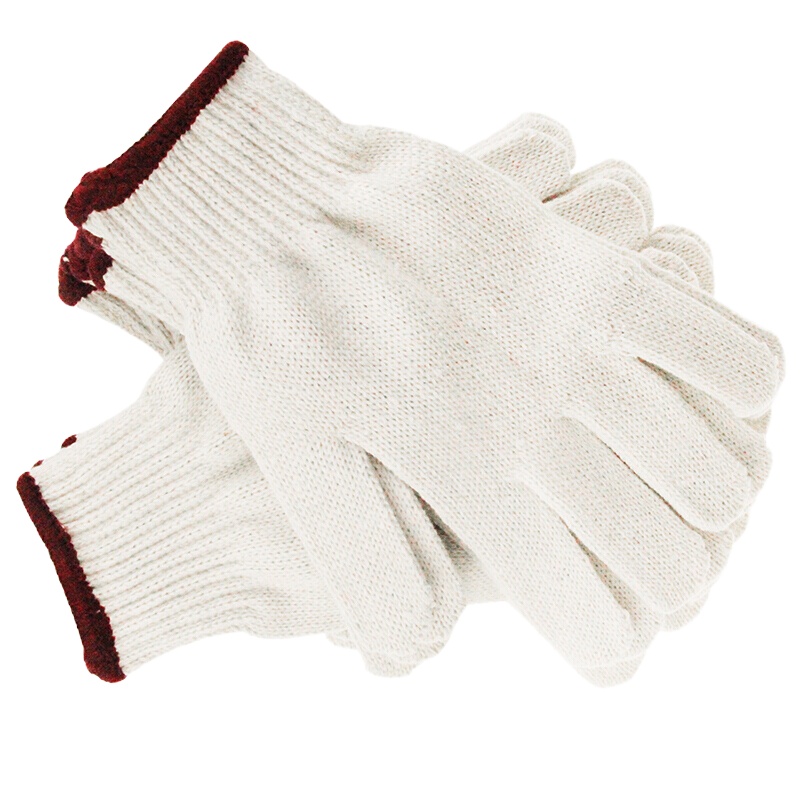 工盾坊 劳保手套棉纱手套 线手套 600g普通纱线 12付/打 （30打起订，低于起订量不发货）