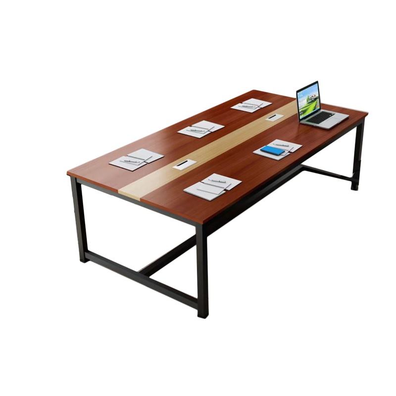 隆博盛景 会议桌办公桌 钢架班组桌