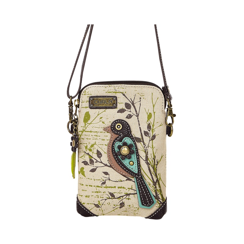 新款chala手机包女斜挎布艺迷你时尚个性2020新款秋冬小包包帆布包长颈鹿