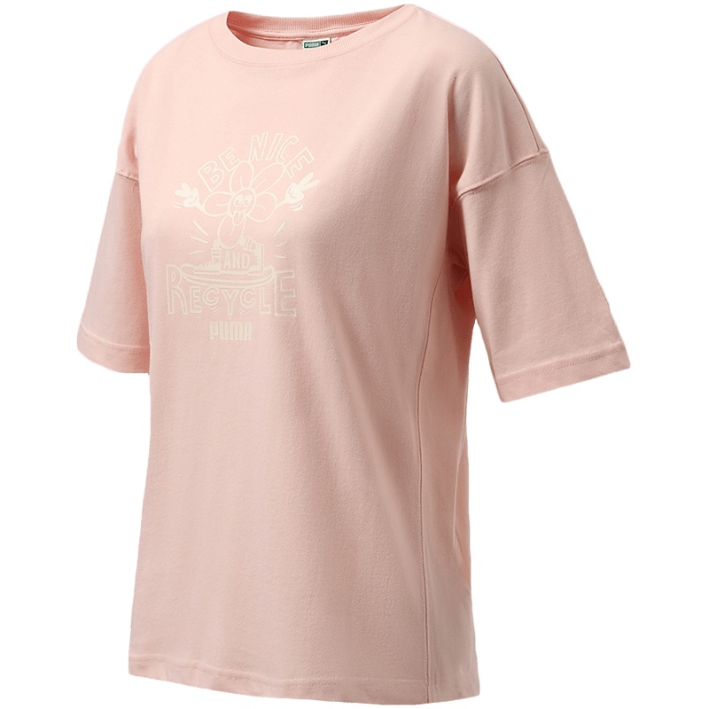 PUMA彪马女装运动服休闲短袖T恤