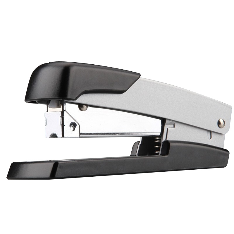 得力(deli)0416厚层订书机 可订50页 大号订书器 适用书针24/6-26/装订机办公用品装订用品颜色随机订书机