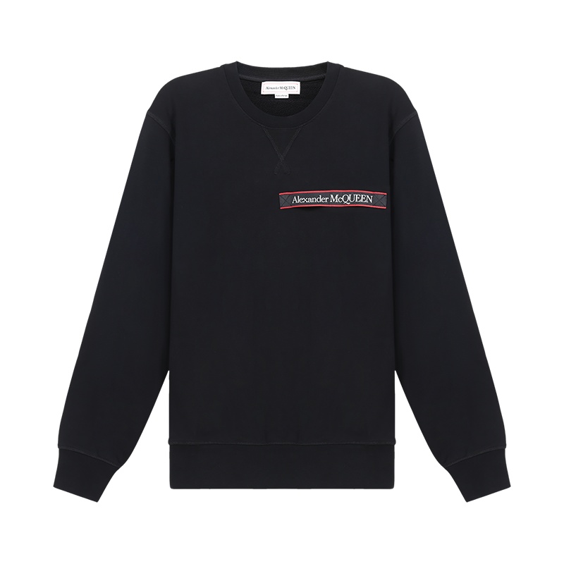 亚历山大·麦昆 ALEXANDER MCQUEEN 男士 棉质圆领长袖卫衣运动衫642663 QRX75