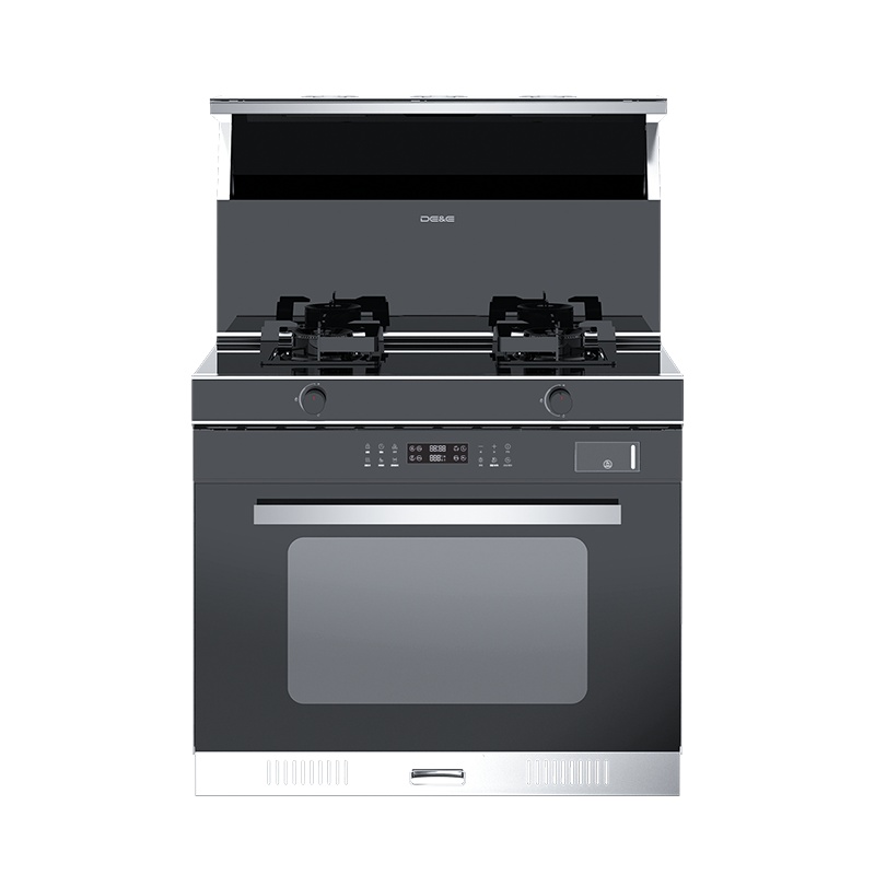 德意(DE&E)烟灶蒸烤一体集成灶17立方大吸力抽油烟机 5.2kw燃气灶集成灶90DT