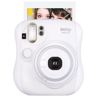 富士(FUJIFILM)INSTAX 拍立得 相机 一次成像 mini25白色套装 胶片相机 含50张富士小尺寸胶片