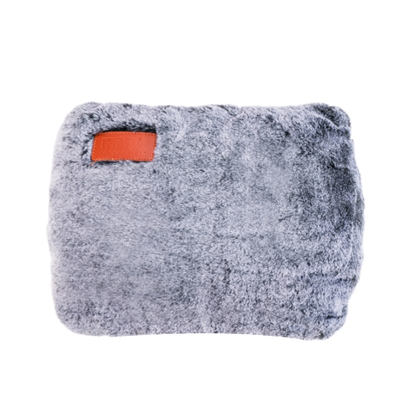 BTSM 南极人（Nanjiren）热水袋充电 暖水袋 毛绒电暖宝 已注水 长兔毛 可拆洗