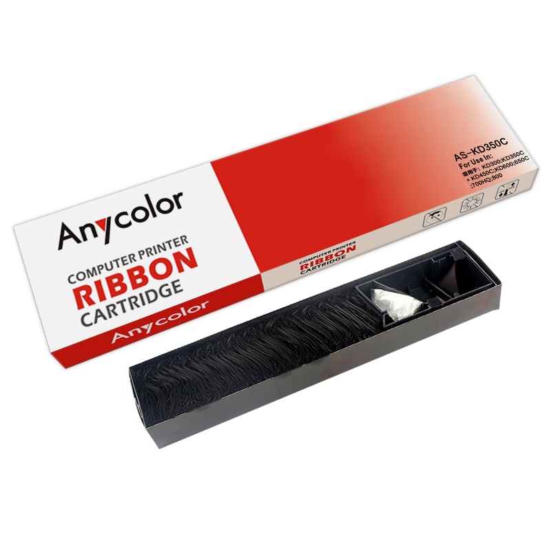 欣彩 KD350C色带(色带芯)黑色单支装(适用理光KD300 KD350C+ KD450C)色带芯:25mm*30m