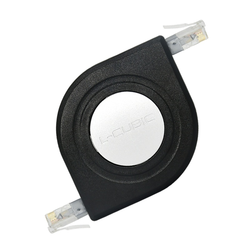 酷比客(L-CUBIC) LCCPLA-MS 六类cat6无氧铜宽带电脑路由器伸缩便携式千兆网线