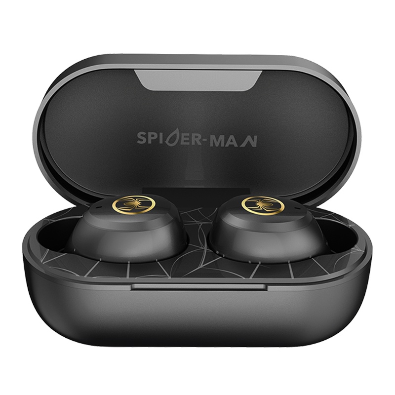 【漫威正版】（kupods）蜘蛛侠版 酷我联名款珍藏版真无线TWS蓝牙耳机 智能降噪 苹果/安卓手机适配 黑色