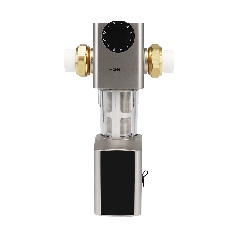 海尔（Haier）摩羯座前置过滤器4T大通量家用全屋净水器自来水过滤器家用前置净水器 摩羯座4T大通量智能过滤器