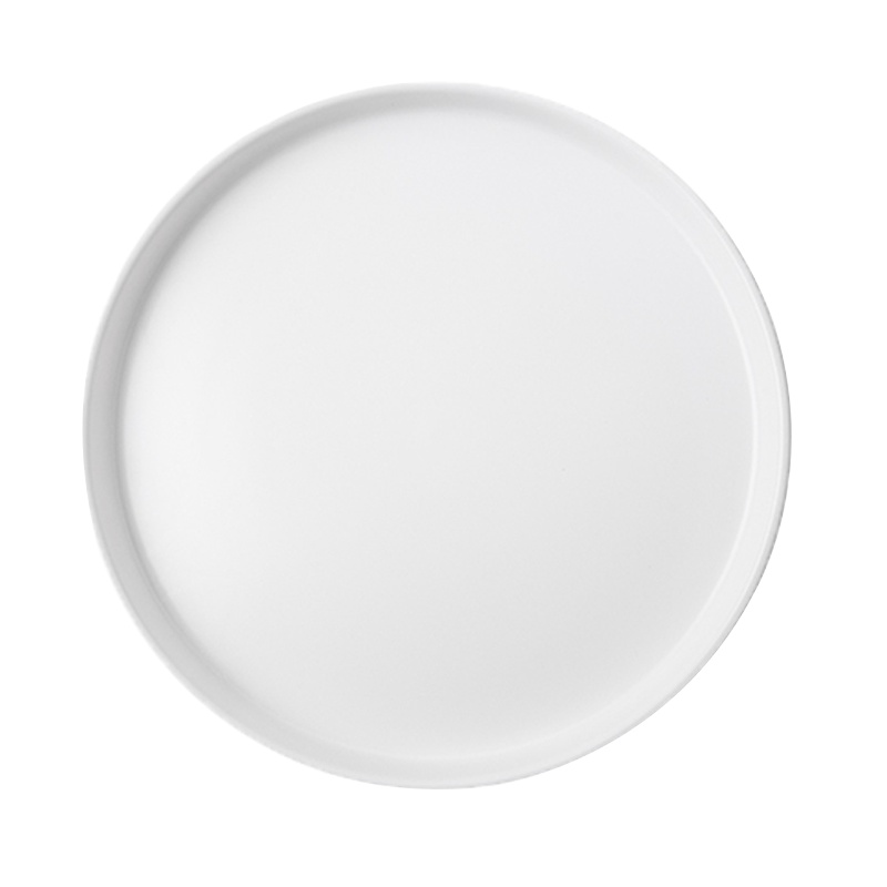 凌天 北欧西餐10英寸超薄平底盘创意摆盘家用陶瓷盘沙拉碟意面盘西餐牛排盘碟