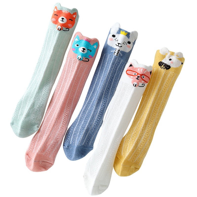 2020婴儿长筒袜过膝不勒腿婴幼儿儿童袜子春夏季薄款男童女童防蚊袜子元氣小猴STRONGMONKEY