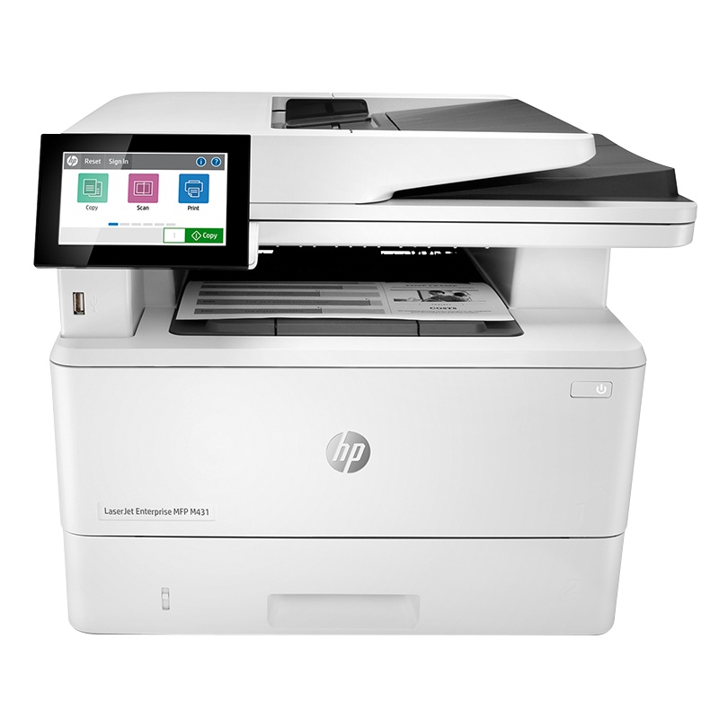 惠普(HP) LaserJet M431f 企业级A4黑白激光多功能一体机(打印,复印,扫描,传真)(尊享服务L)