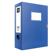 得力 (deli) 5604 75mmA4加厚档案盒 资料文件财务凭证盒 办公用品（一个装）