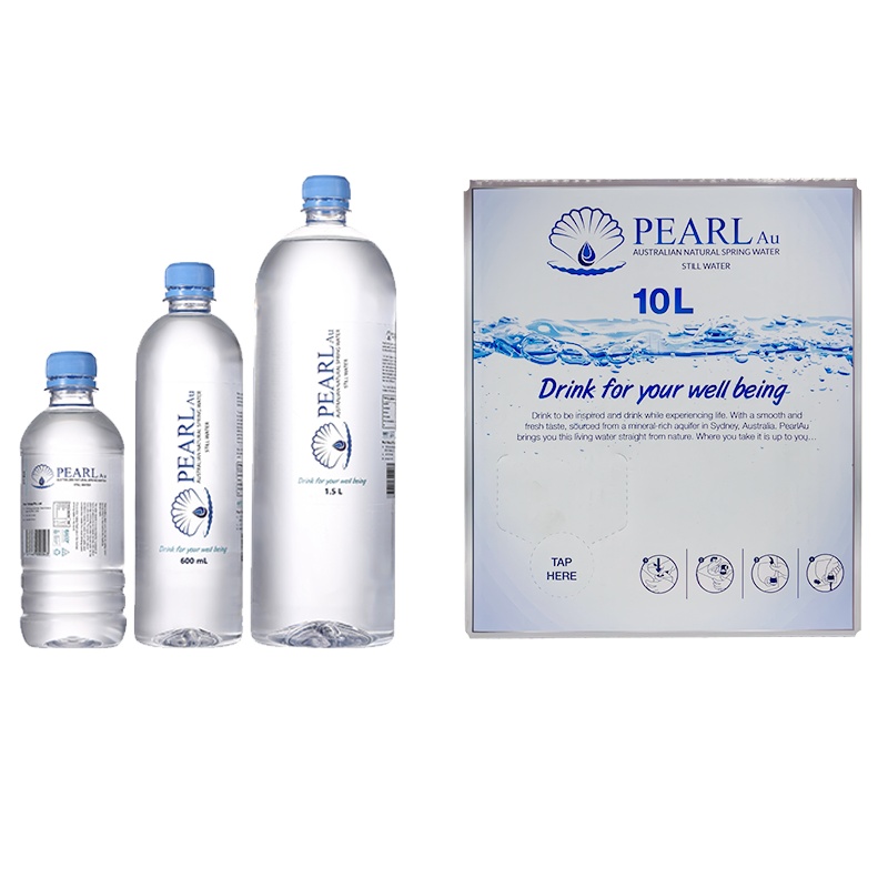 Pearl AU 1.5升 瓶装水珀洱澳泉饮用天然纯净矿泉水瓶箱进口