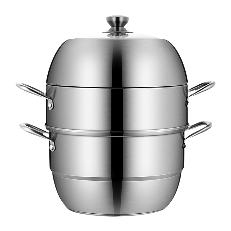 炊大皇 COOKER KING 蒸帮手不锈钢三层蒸锅 30cmZG30BS