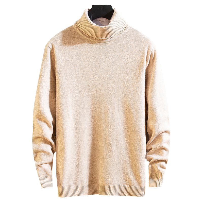 FORTEI富铤 高领毛衣男秋冬新款针织衫上衣青年休闲修身韩版潮流打底衫