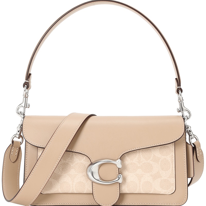 预订20新款 COACH TABBY 26 女士单肩包91215 牛皮革/PVC