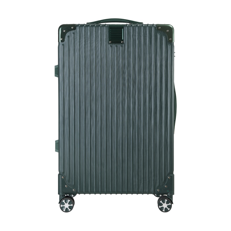 拉链款静音万向轮拉杆箱铝合金拉杆旅行箱防撞包角防刮耐磨磨砂工艺 GD-C1815多色多尺寸可选