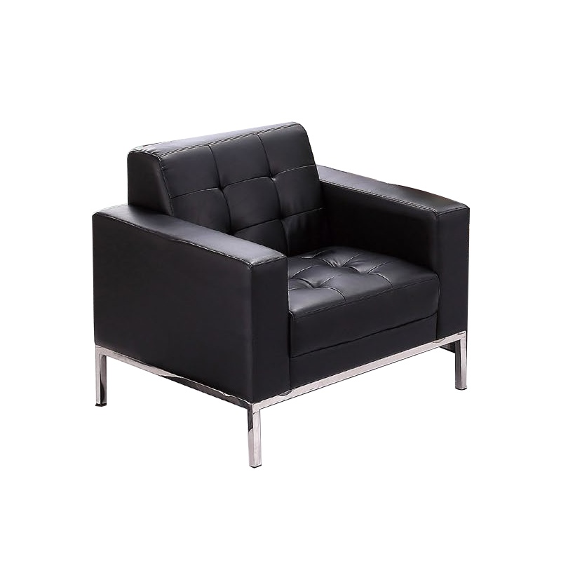 科朔 沙发 办公接待沙发商务沙发 牛皮单人位XTD838-11N