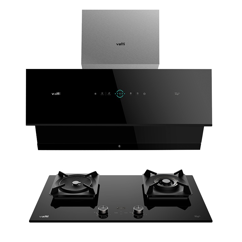 华帝(vatti)门店新品魔尔系列]24m³风量5.0KW烟灶套餐天然气挥手控烟智感恒吸J6019+BZ8352B