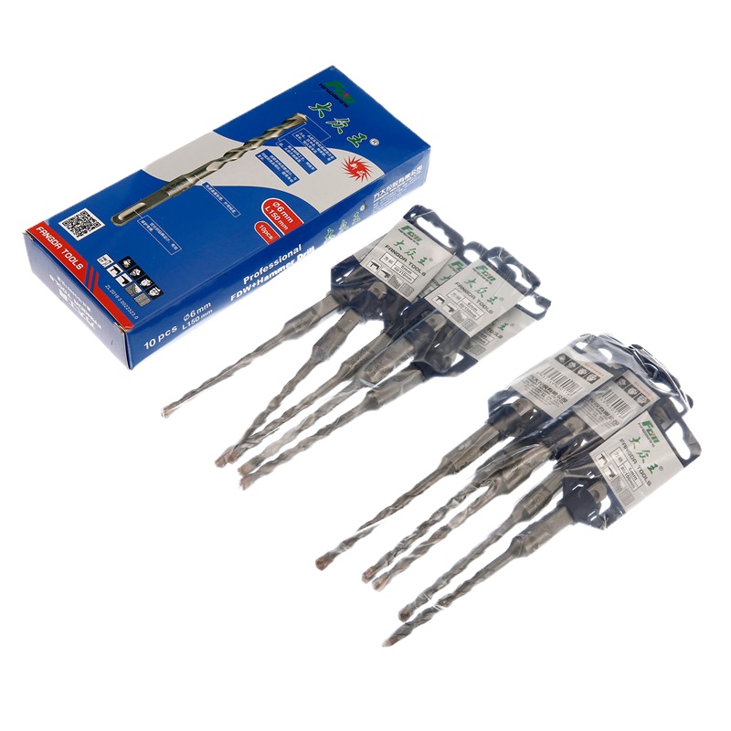 大众王 方大方四坑 / 四坑电锤钻头 φ6×160mm 10支装