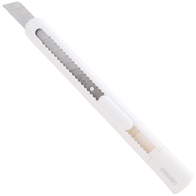 得力2025壁纸刀 9mm小号 美工刀 裁纸刀 (单位：把) 颜色随机发货