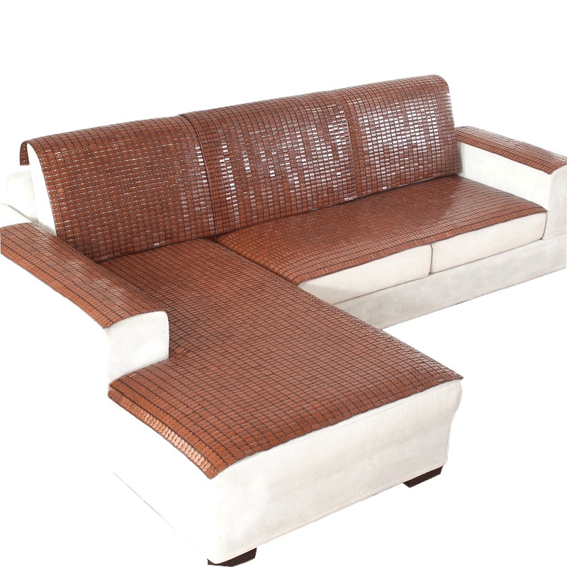 爱天妙席 凉席沙发垫 夏季凉席坐垫椅垫定做窄边实木沙发凉席凉垫冰丝防滑窄边凉席竹席子通用凉垫客厅欧式定制