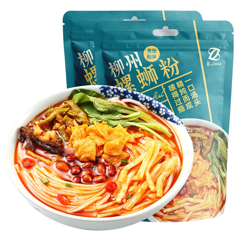 真心 柳州螺蛳粉300g 广西特产螺丝粉速食方便面XT