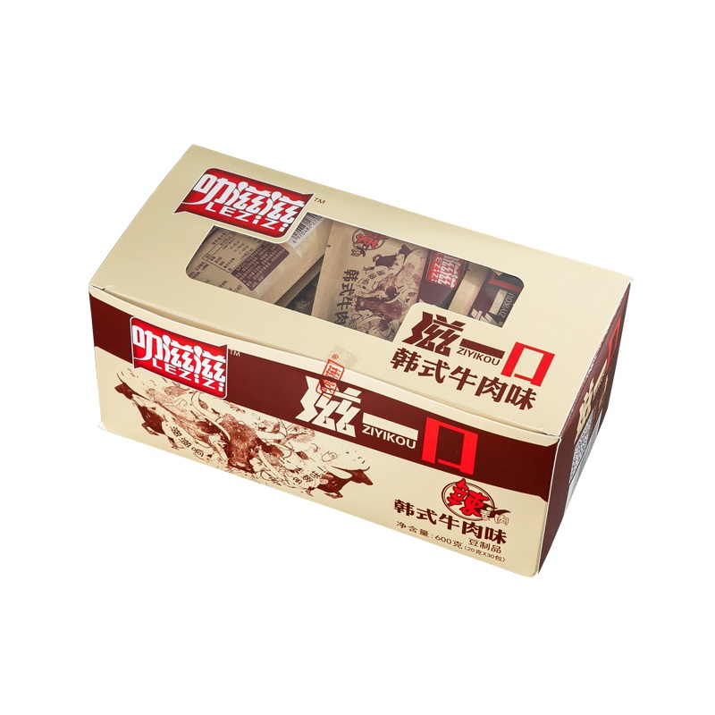 [600克30包特价]滋一口辣条香辣牛肉味爆辣零食批发大礼包