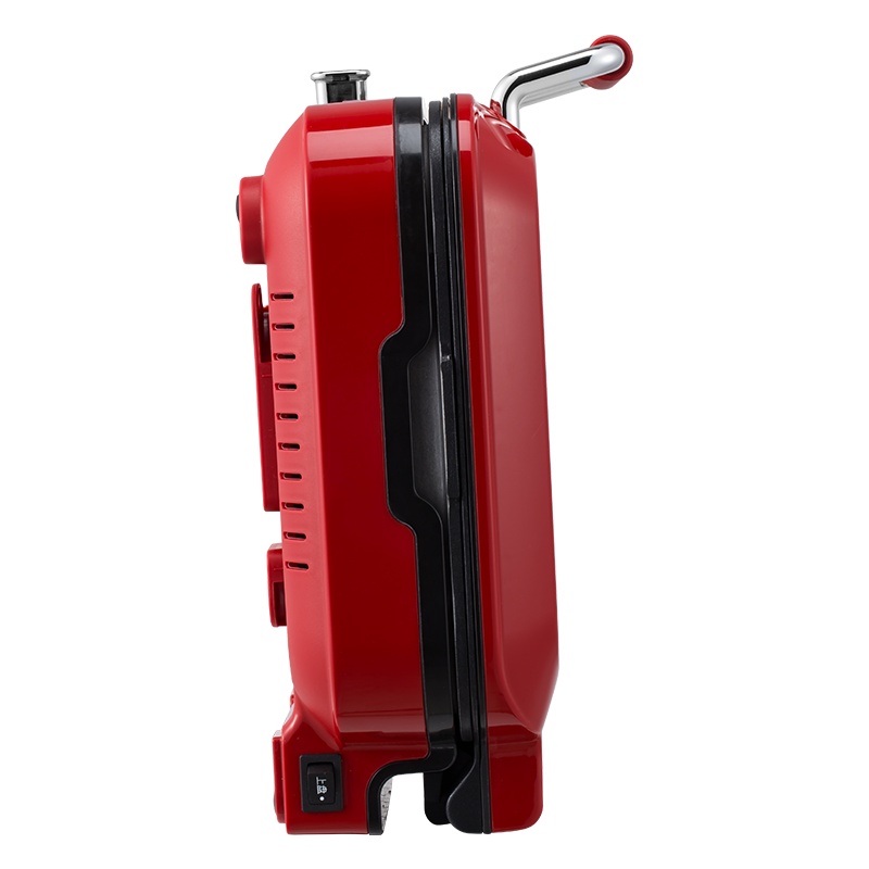 摩飞电器(Morphyrichards)电饼铛家用早餐机小型多功能煎烤锅轻食面包吐司压烤机华夫饼机 MR8600高贵红